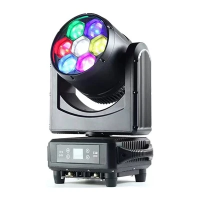 Wasserdichtes LED 7-teiliges 60-W-4-in-1-Zoom-Moving-Head-Licht
